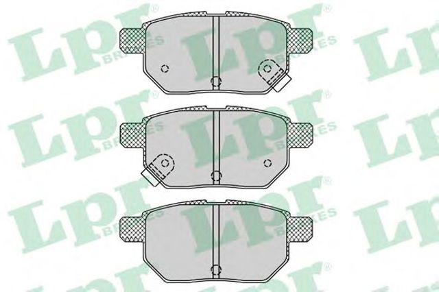 Задні колодки 05P1312 LPR