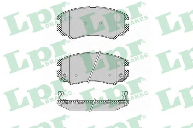 Колодки гальмівні передні, дискові 05P1369 LPR