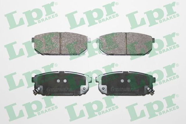 Колодки гальмові задні, дискові 05P1370 LPR
