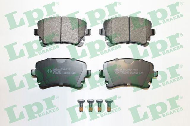 Колодки гальмові задні, дискові 05P1398 LPR