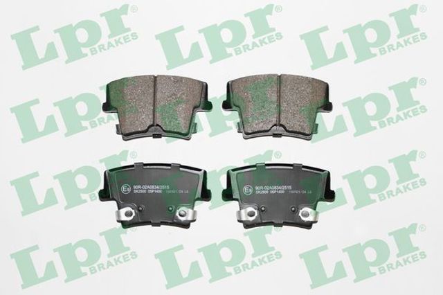 Комплект задніх колодок 05P1400 LPR