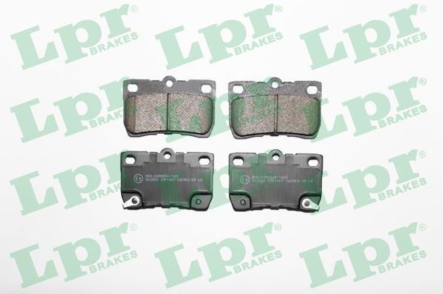 Комплект задніх колодок 05P1407 LPR