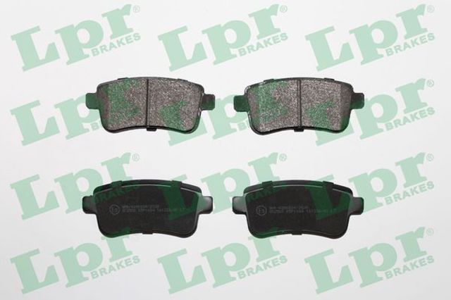 Комплект задніх колодок 05P1484 LPR