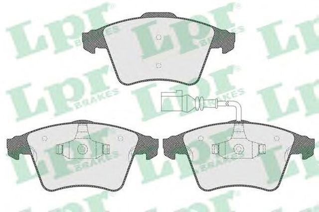 Тормозні колодки 05P1536 LPR
