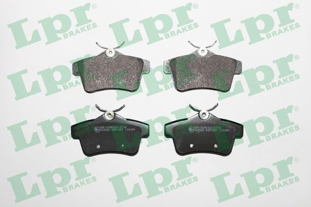 Колодки гальмові задні, дискові 05P1567 LPR