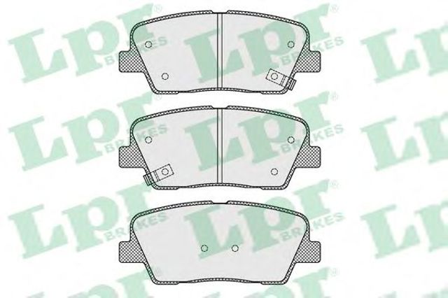 Задні колодки 05P1625 LPR