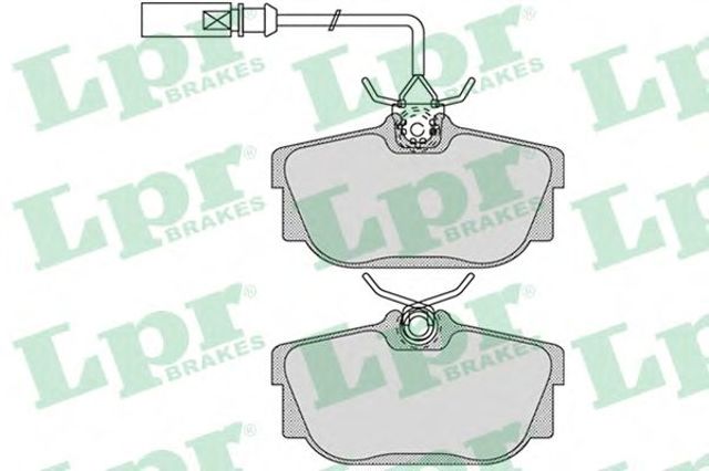 Задні колодки 05P1699 LPR