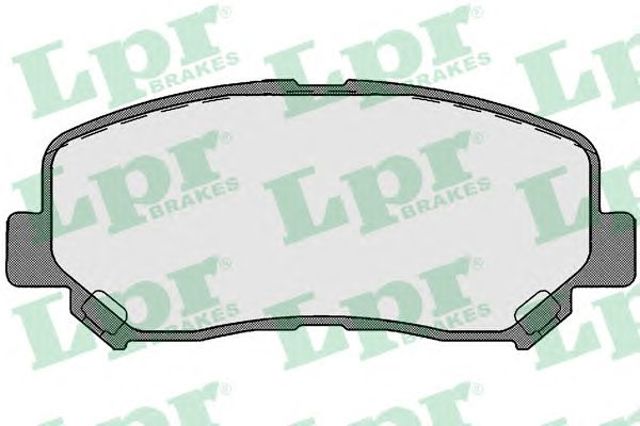 Колодки гальмівні передні, дискові 05P1748 LPR