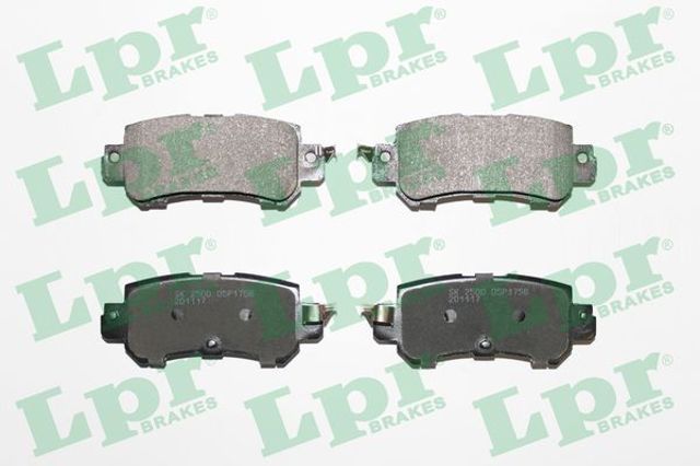 Колодки гальмівні задні, дискові 05P1756 LPR