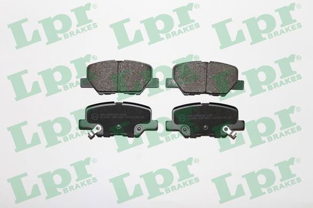 Колодки гальмівні задні, дискові 05P1802 LPR