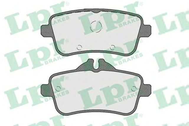 Комплект задніх колодок 05P1805 LPR