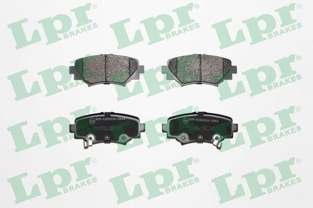 Колодки гальмові задні, дискові 05P1918 LPR