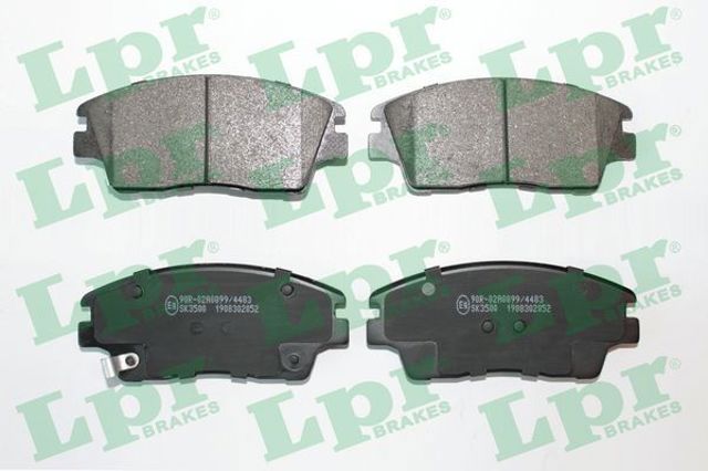 Колодки гальмівні дискові комплект 05P2052 LPR