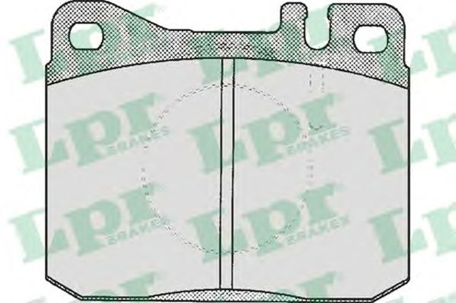 Передні гальмівні колодки 05P211 LPR