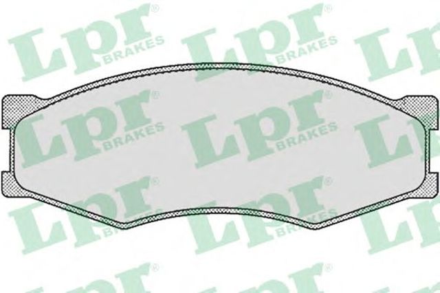 Колодки гальмівні дискові комплект 05P264 LPR
