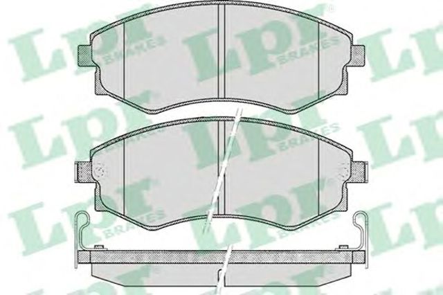 Колодки передні 05P348 LPR