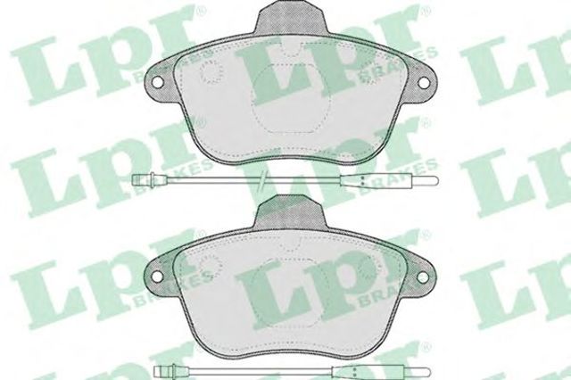 Колодки передні 05P478 LPR
