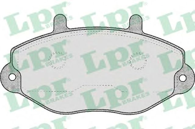 Гальмівні колодки 05P482 LPR