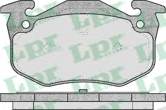 Колодки гальмівні задні, дискові 05P582 LPR
