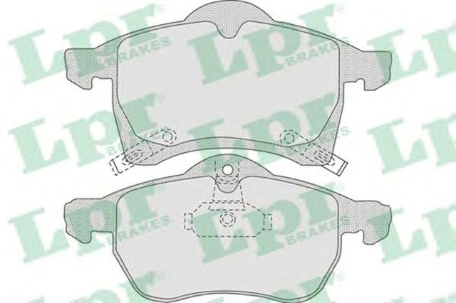 Колодки гальмівні передні, дискові 05P690 LPR