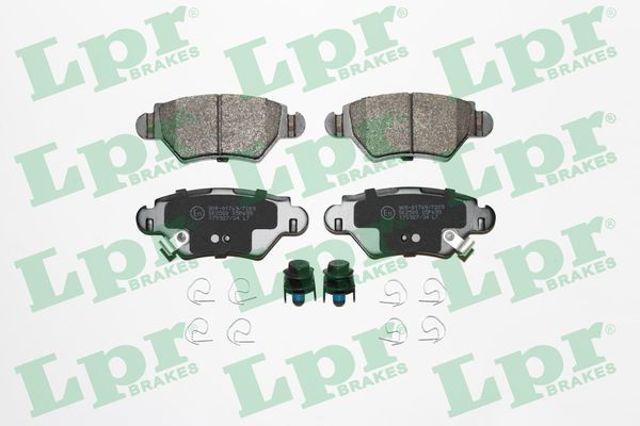 Задні дискові колодки 05P699 LPR