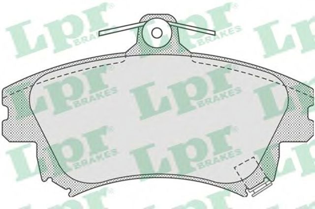 Колодки гальмівні передні, дискові 05P711 LPR
