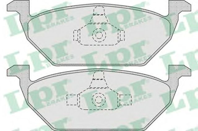Колодки передні 05P730 LPR