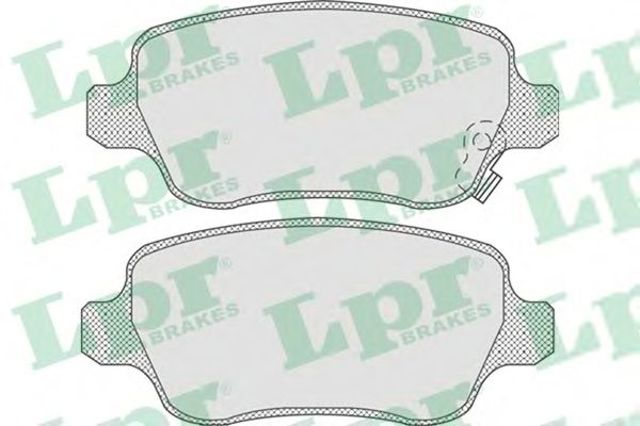Задні дискові колодки 05P811 LPR