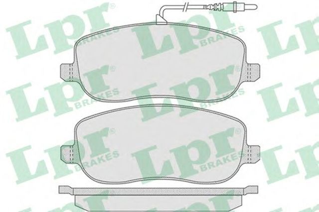 Тормозні колодки 05P831 LPR