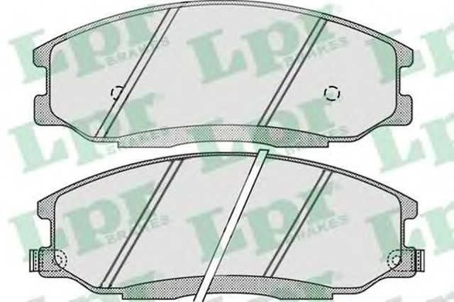 Колодки передні 05P860 LPR