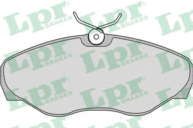 Колодки гальмівні передні, дискові 05P869 LPR