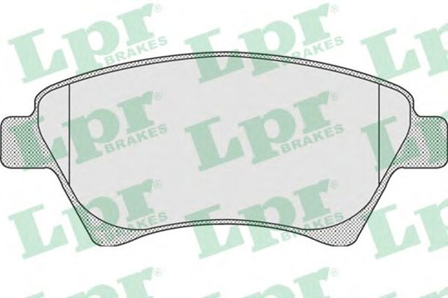 Колодки гальмівні передні, дискові 05P911 LPR