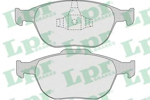 Колодки передні 05P913 LPR