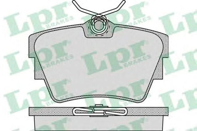 Колодки на гальмо задній дисковий 05P946 LPR