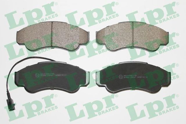 Колодки гальмівні дискові комплект 05P967 LPR