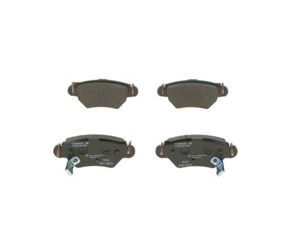 Колодки гальмові задні, дискові 0986495250 BOSCH
