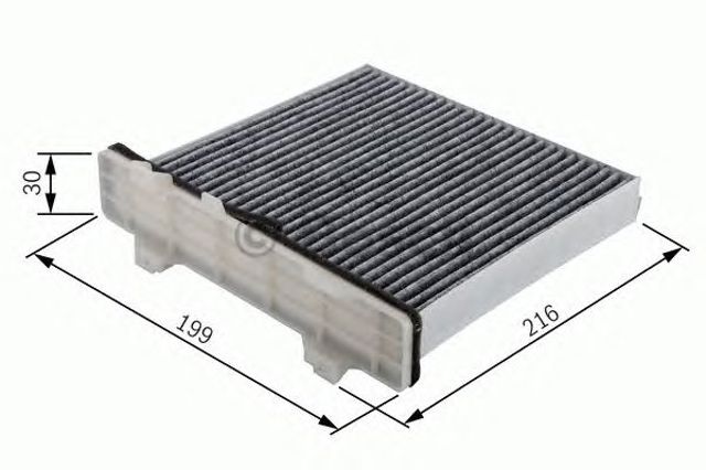 Фільтр повітряний обігрівача 1987432426 BOSCH
