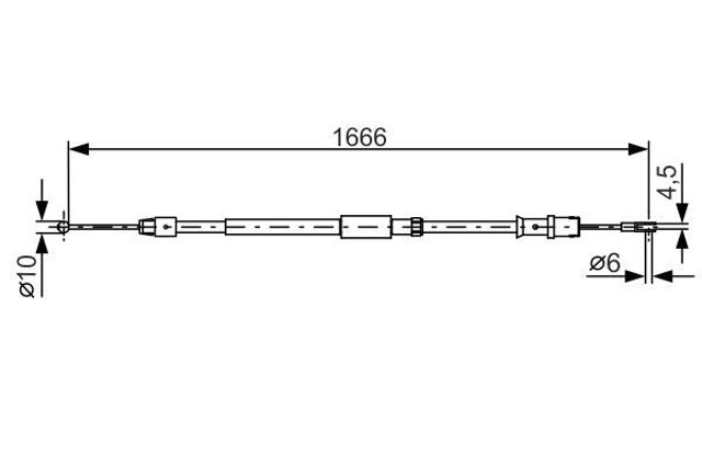 Гальмо стоянкове 1987482032 BOSCH