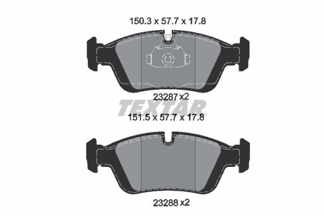 Дискові гальма 2328702 TEXTAR