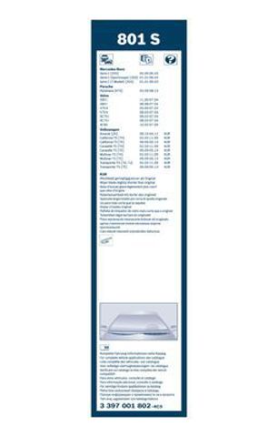 Щітки з підігрівом і радіобрелок 3397001802 BOSCH