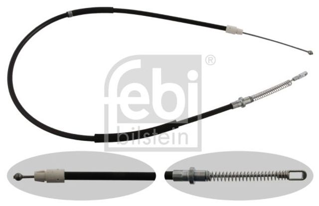 Трос ручного гальма задній, правий/лівий 37273 FEBI