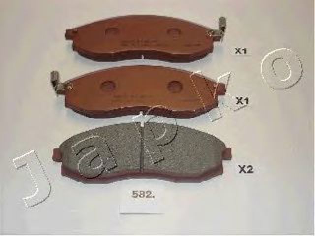 Колодки передні 50582 JAPKO