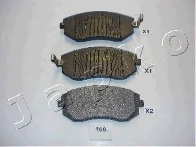 Гальмівні колодки 50706 JAPKO