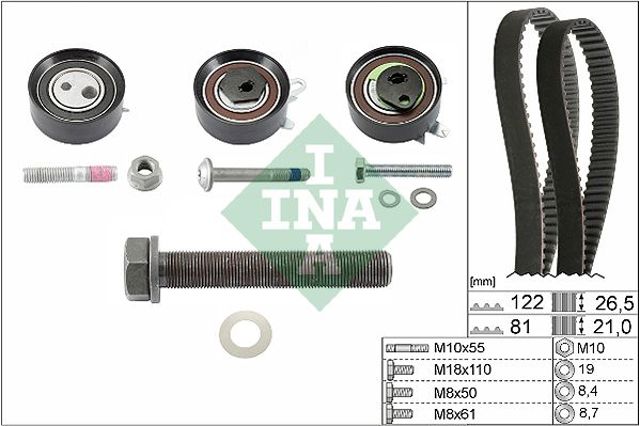 Комплект ГРМ 530048410 INA