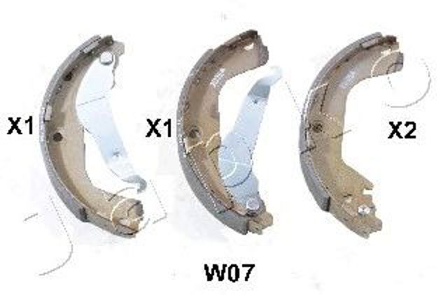 Колодки гальмові задні, барабанні 55W07 JAPKO