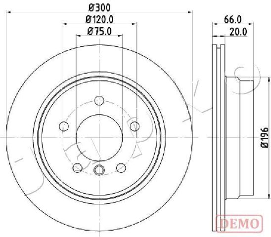 Дискові гальма 610117C JAPKO