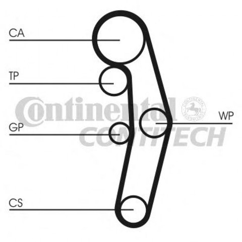 Ремкомплект ГРМ CT1028K3 CONTINENTAL