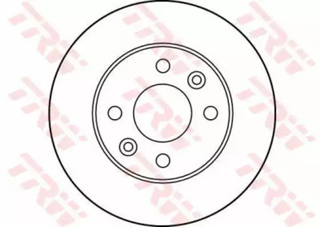 Гальмо дискове переднє DF1016 TRW