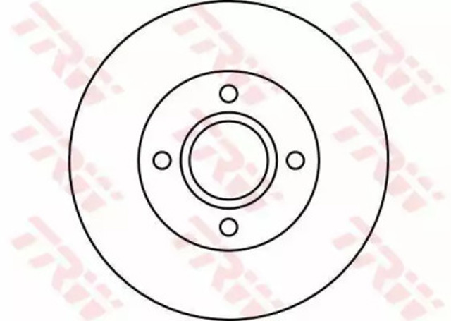 Диск переднього гальма DF4036 TRW