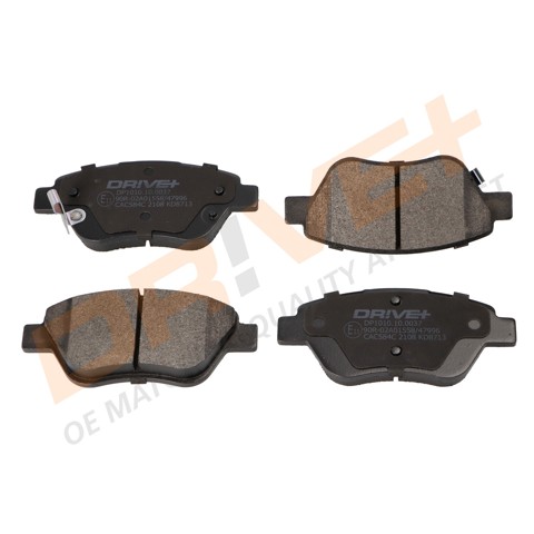 Передні гальмівні колодки DP1010100037 DR!VE+